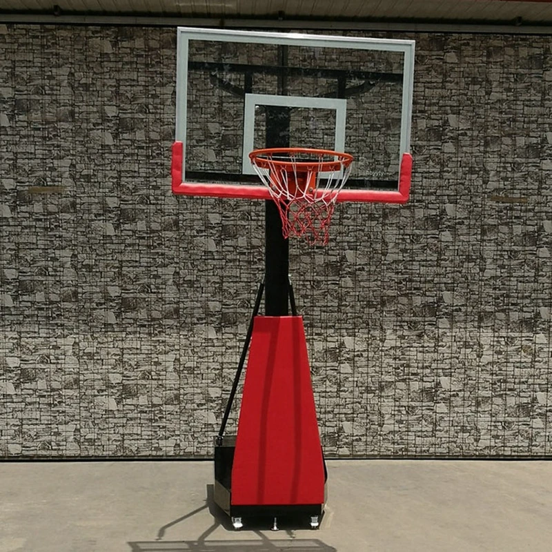 Support de basket-ball mobile r&eacute;glable en hauteur